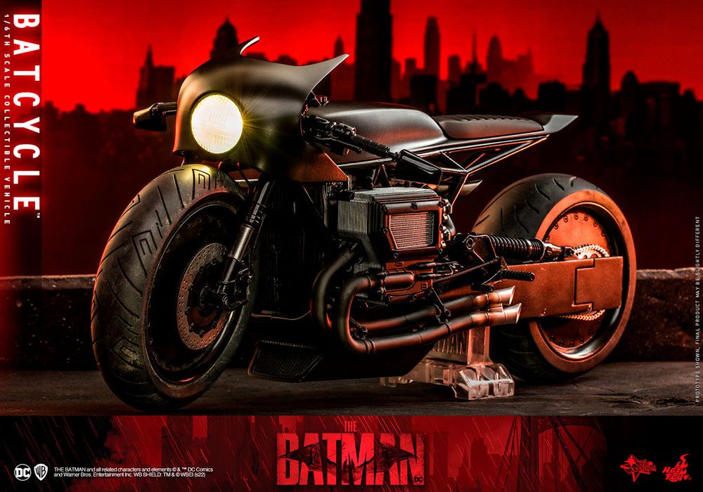 OFFERTA HOT TOYS - Dc Comics - The Batman Movie Masterpiece 1:6 Action Doll Batcycle MMS642 - Image 7