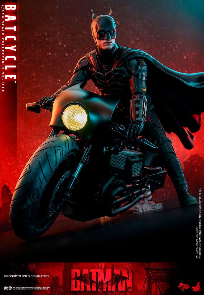 OFFERTA HOT TOYS - Dc Comics - The Batman Movie Masterpiece 1:6 Action Doll Batcycle MMS642 - Image 8