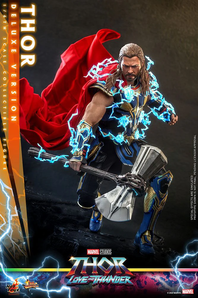 HOT TOYS - Marvel - Thor Love and Thunder Masterpiece 1:6 Action Doll Thor (DeLuxe Ver)  MMS656 - Image 10