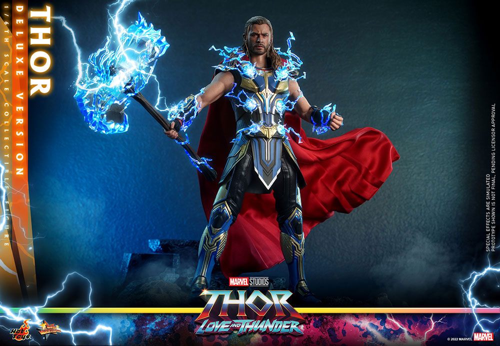 HOT TOYS - Marvel - Thor Love and Thunder Masterpiece 1:6 Action Doll Thor (DeLuxe Ver)  MMS656 - Image 12