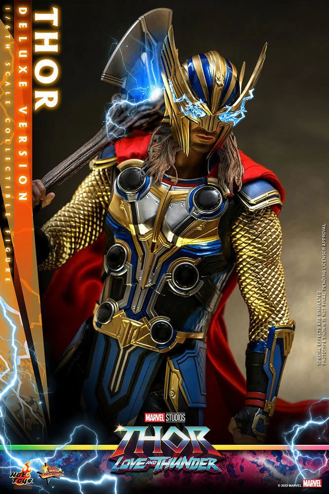 HOT TOYS - Marvel - Thor Love and Thunder Masterpiece 1:6 Action Doll Thor (DeLuxe Ver)  MMS656 - Image 16