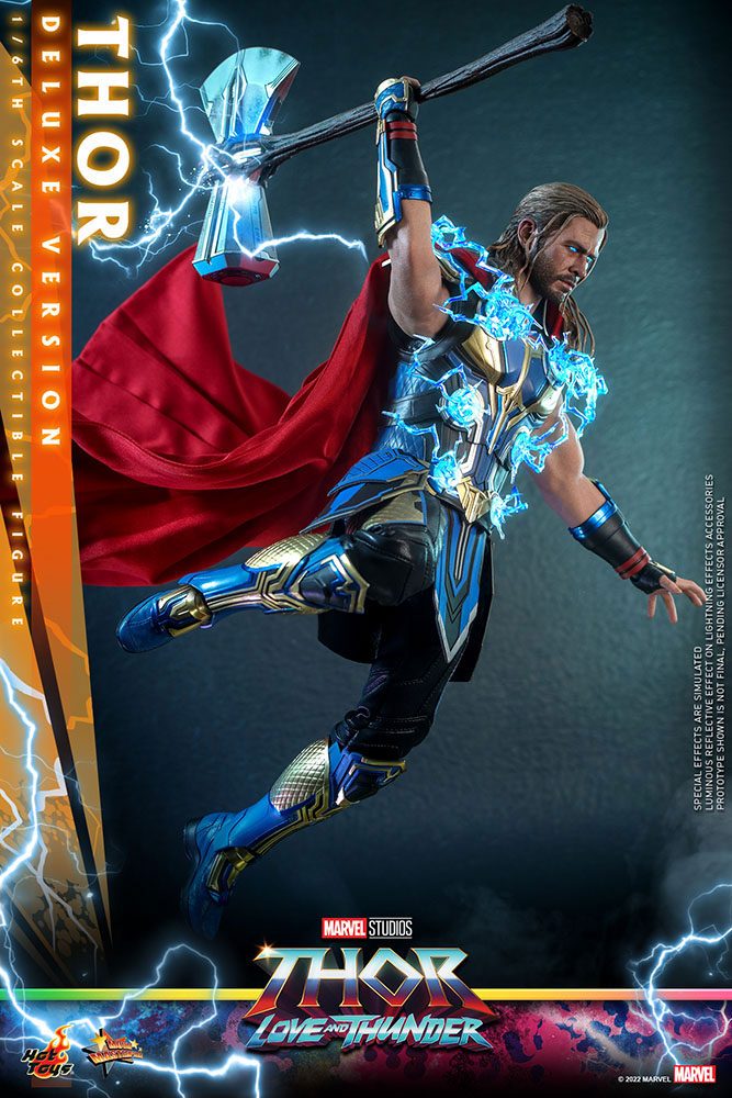 HOT TOYS - Marvel - Thor Love and Thunder Masterpiece 1:6 Action Doll Thor (DeLuxe Ver)  MMS656 - Image 5