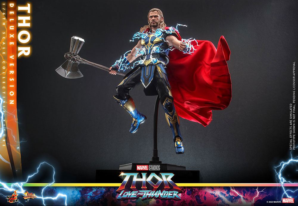 HOT TOYS - Marvel - Thor Love and Thunder Masterpiece 1:6 Action Doll Thor (DeLuxe Ver)  MMS656 - Image 6