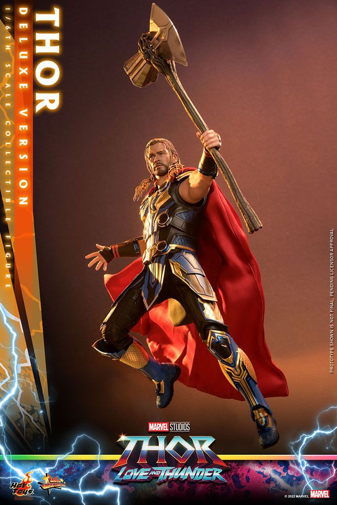 HOT TOYS - Marvel - Thor Love and Thunder Masterpiece 1:6 Action Doll Thor (DeLuxe Ver)  MMS656 - Image 7