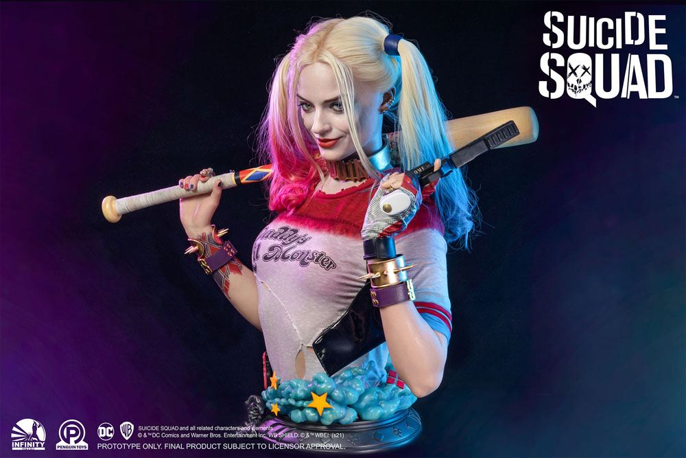 INFINITY STUDIO - Dc Comics - Suicide Squad Life-Size Bust Harley Quinn - Image 3