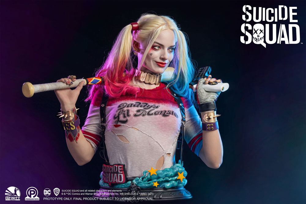 INFINITY STUDIO - Dc Comics - Suicide Squad Life-Size Bust Harley Quinn - Image 7