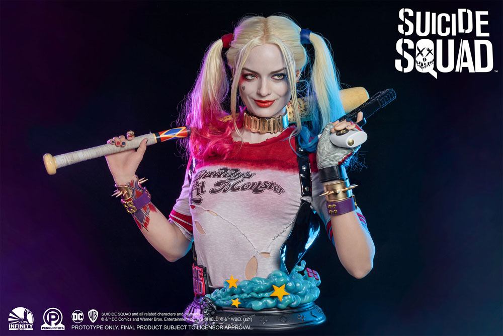 INFINITY STUDIO - Dc Comics - Suicide Squad Life-Size Bust Harley Quinn - Image 8