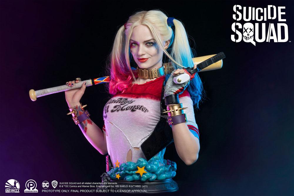INFINITY STUDIO - Dc Comics - Suicide Squad Life-Size Bust Harley Quinn - Image 9