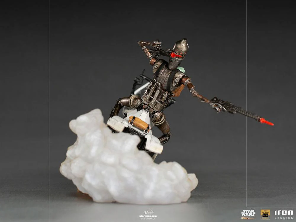IRON STUDIO - Star Wars DeLuxe Art Scale Statue 1:10 IG-1:1 & The Child - Image 10