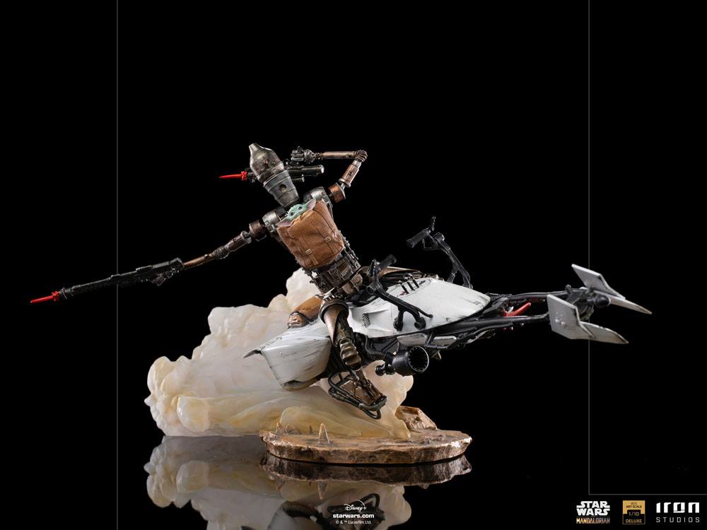 IRON STUDIO - Star Wars DeLuxe Art Scale Statue 1:10 IG-1:1 & The Child - Image 8