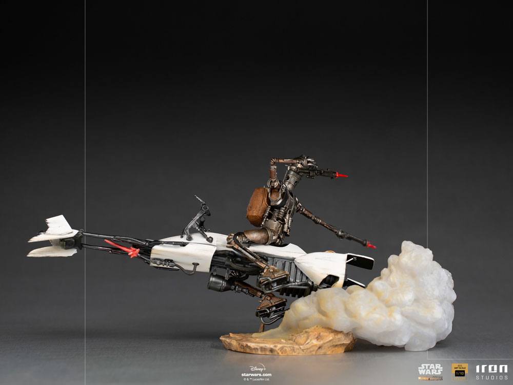 IRON STUDIO - Star Wars DeLuxe Art Scale Statue 1:10 IG-1:1 & The Child - Image 9