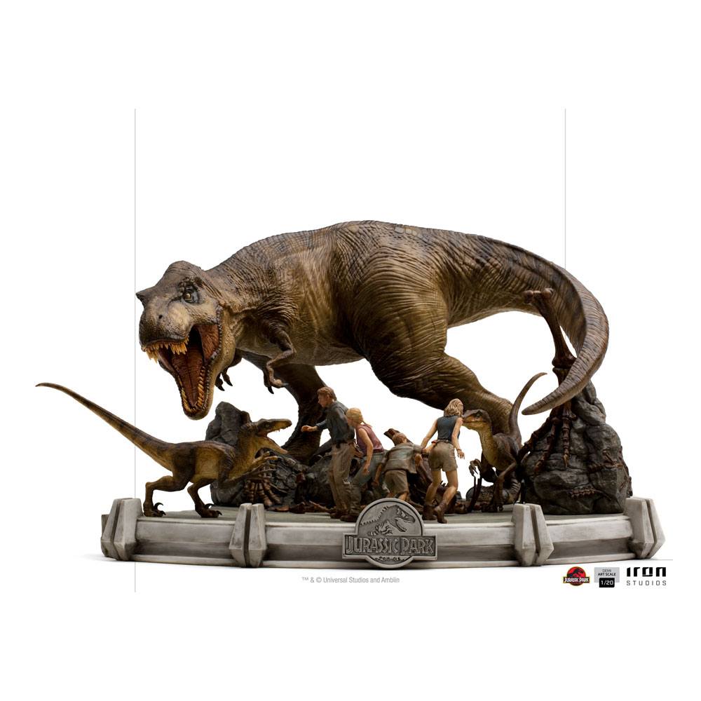 IRON STUDIO - Jurassic Park Demi Art Scale Statue 1:20 The Final Scene - Image 5