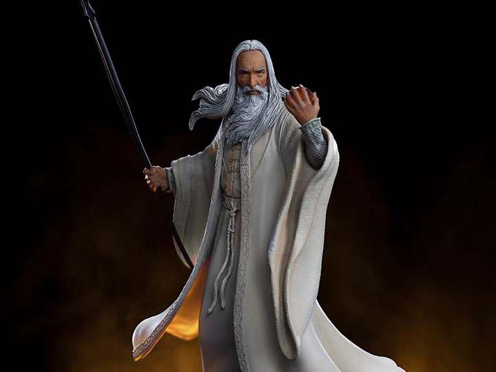 IRON STUDIOS - Lotr saruman 1/10 art statue - Image 5
