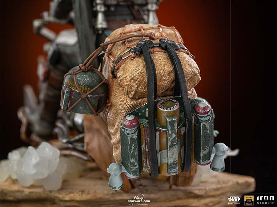 OFFERTA IRON STUDIOS - Mandalorian on speederbike 1/10 - Image 7