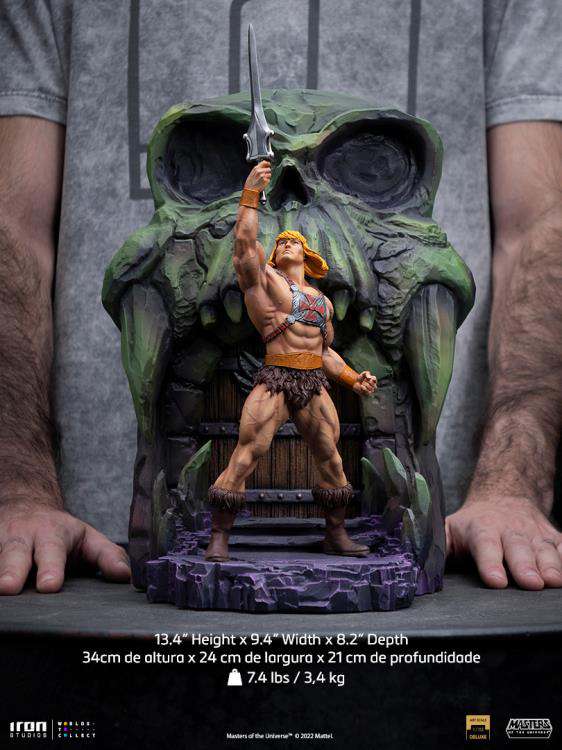 IRON STUDIOS - Motu he-man deluxe 1/10 statue - Image 7
