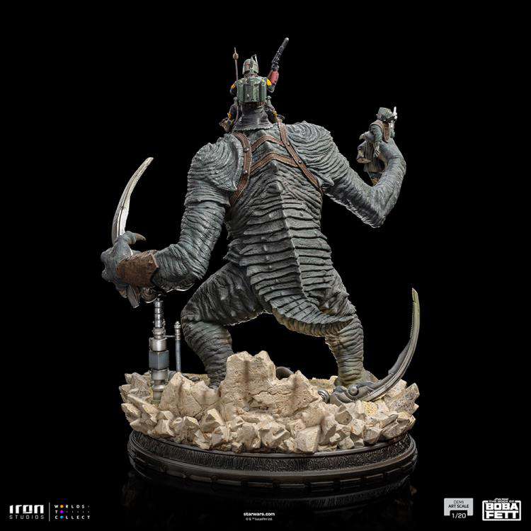 IRON STUDIOS - Star wars boba fett and rancor 1/20 statue - Image 3
