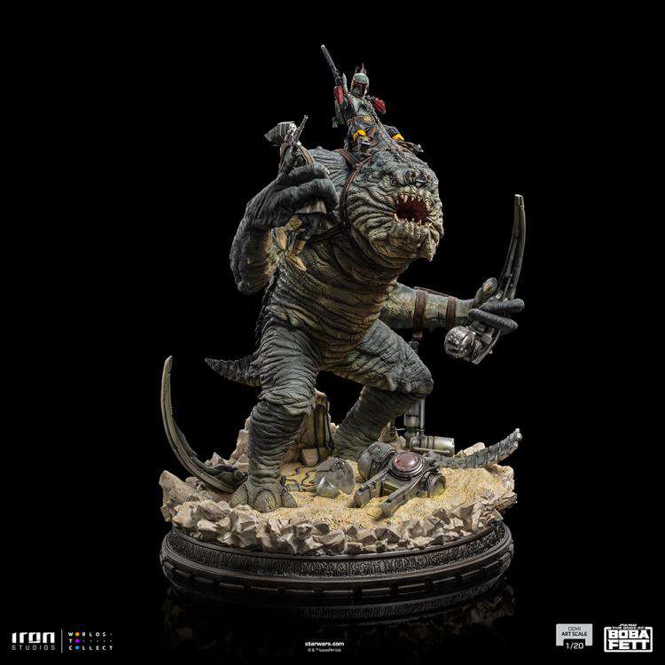 IRON STUDIOS - Star wars boba fett and rancor 1/20 statue - Image 5