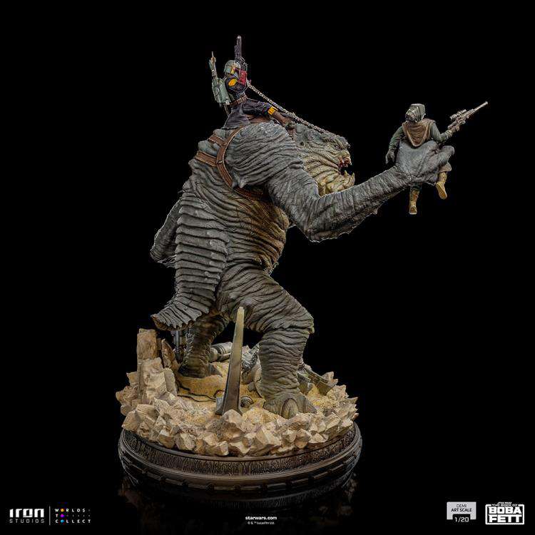 IRON STUDIOS - Star wars boba fett and rancor 1/20 statue - Image 6