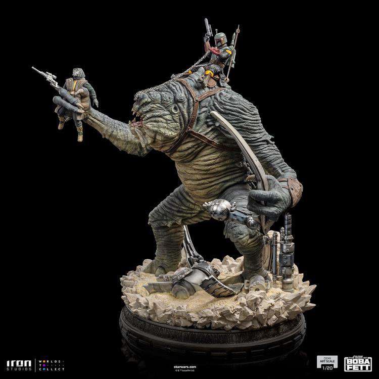 IRON STUDIOS - Star wars boba fett and rancor 1/20 statue - Image 8