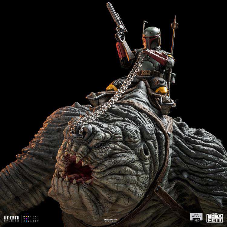 IRON STUDIOS - Star wars boba fett and rancor 1/20 statue - Image 9