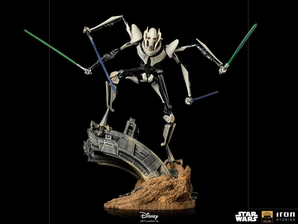 IRON STUDIOS - Star Wars Deluxe BDS Art Scale Statue 1/10 General Grievous - Image 10