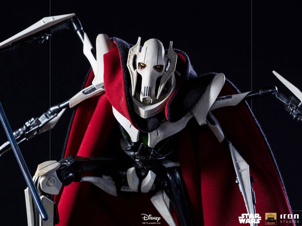IRON STUDIOS - Star Wars Deluxe BDS Art Scale Statue 1/10 General Grievous - Image 12