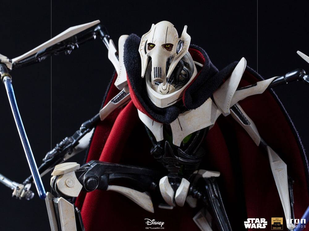 IRON STUDIOS - Star Wars Deluxe BDS Art Scale Statue 1/10 General Grievous - Image 13