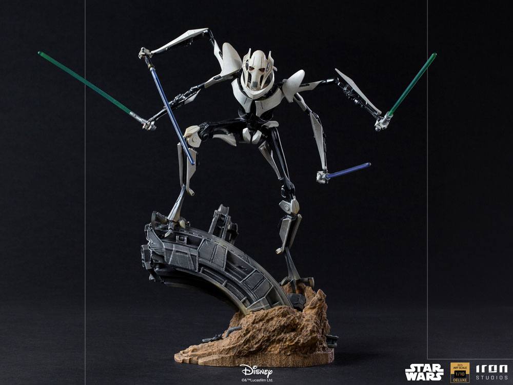 IRON STUDIOS - Star Wars Deluxe BDS Art Scale Statue 1/10 General Grievous - Image 18
