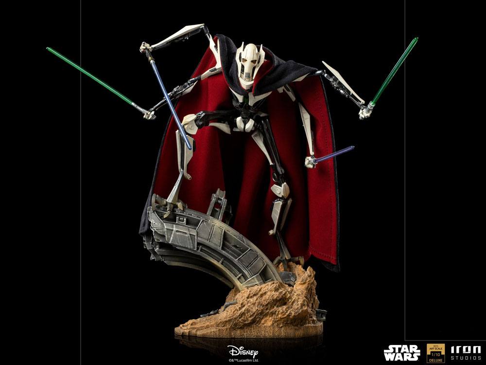 IRON STUDIOS - Star Wars Deluxe BDS Art Scale Statue 1/10 General Grievous - Image 19