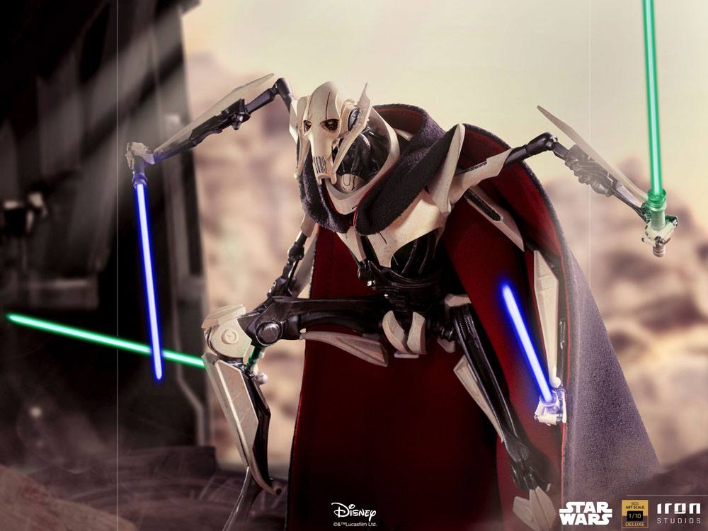 IRON STUDIOS - Star Wars Deluxe BDS Art Scale Statue 1/10 General Grievous - Image 3