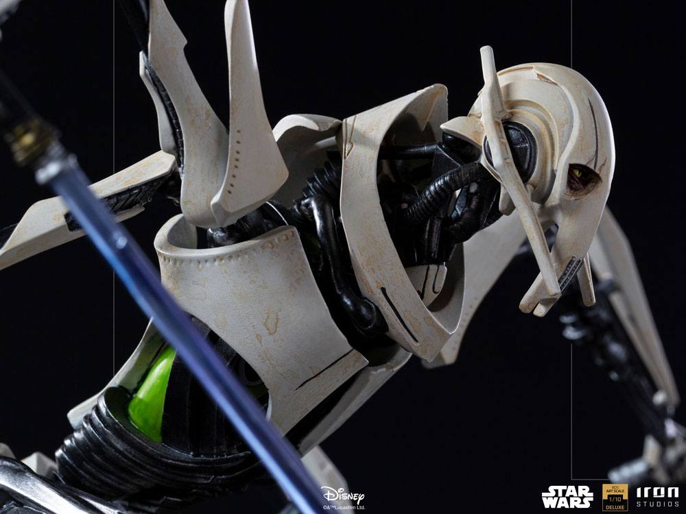 IRON STUDIOS - Star Wars Deluxe BDS Art Scale Statue 1/10 General Grievous - Image 4