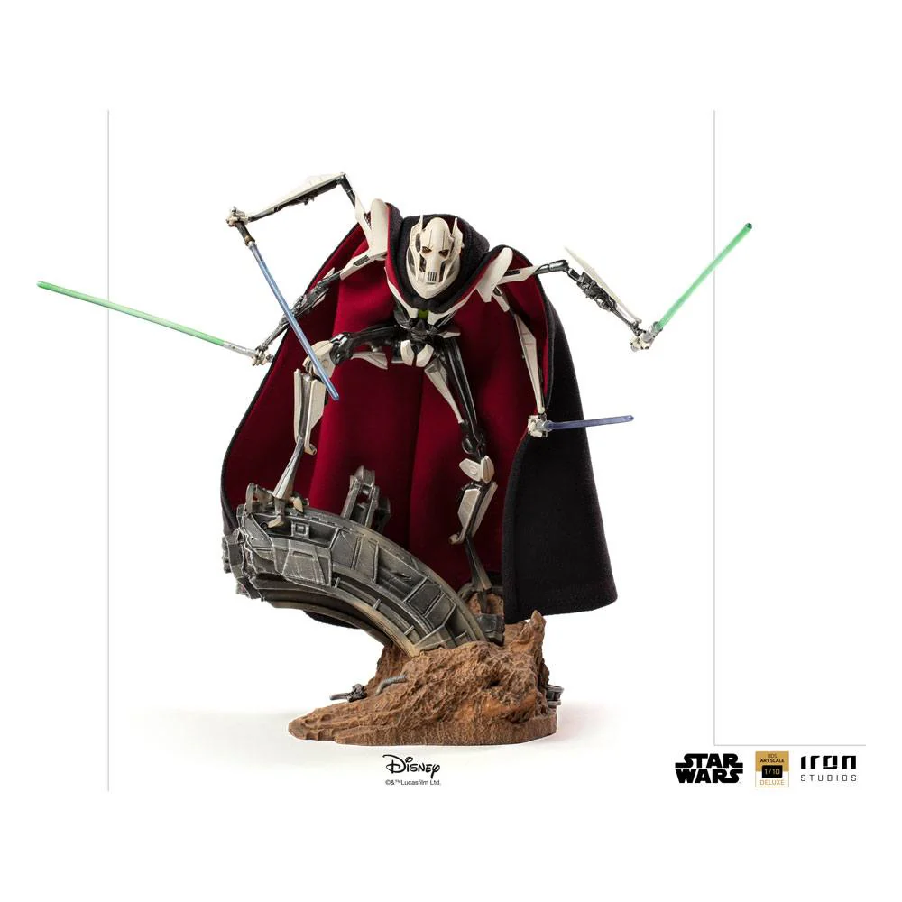 IRON STUDIOS - Star Wars Deluxe BDS Art Scale Statue 1/10 General Grievous - Image 7