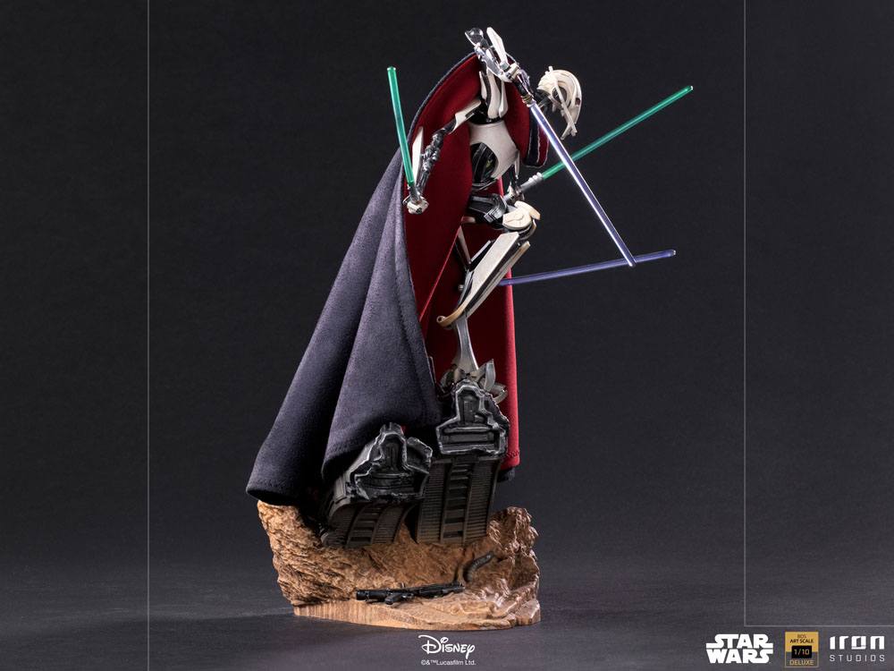 IRON STUDIOS - Star Wars Deluxe BDS Art Scale Statue 1/10 General Grievous - Image 8