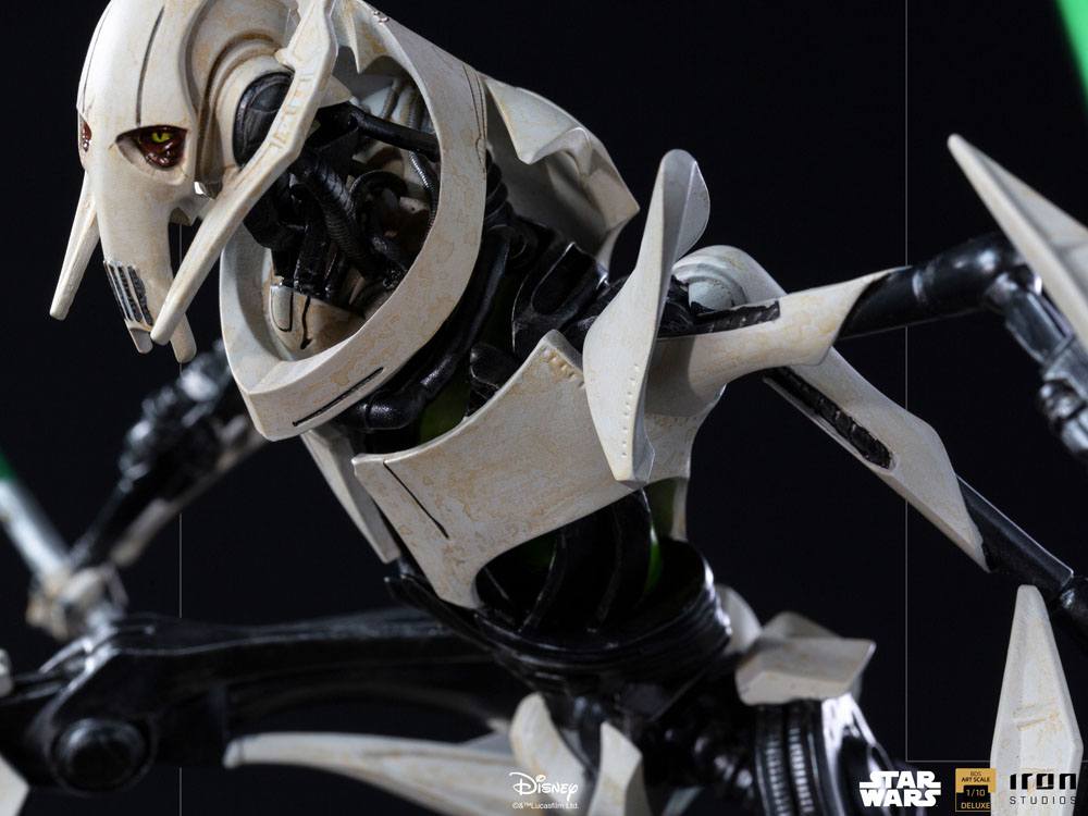 IRON STUDIOS - Star Wars Deluxe BDS Art Scale Statue 1/10 General Grievous - Image 9