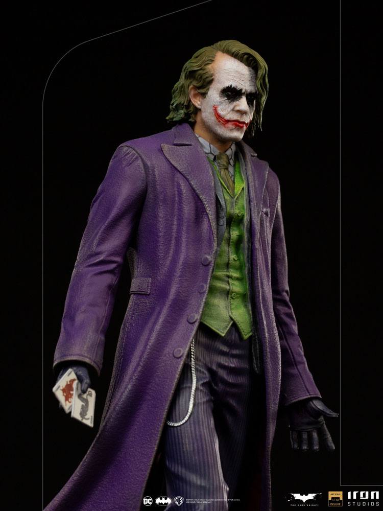 IRON STUDIO - Dc Comics - The Dark Knight Deluxe Art Scale Statue 1/10 The Joker - Image 10