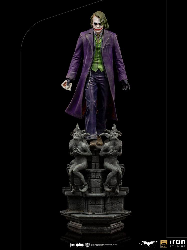 IRON STUDIO - Dc Comics - The Dark Knight Deluxe Art Scale Statue 1/10 The Joker - Image 3