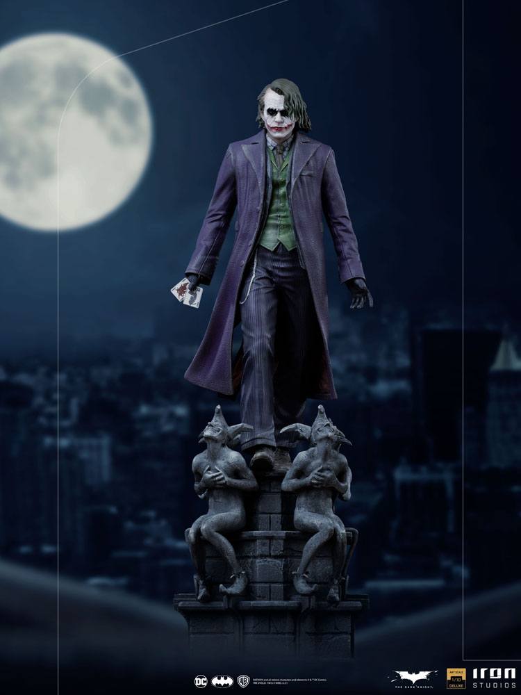 IRON STUDIO - Dc Comics - The Dark Knight Deluxe Art Scale Statue 1/10 The Joker - Image 4