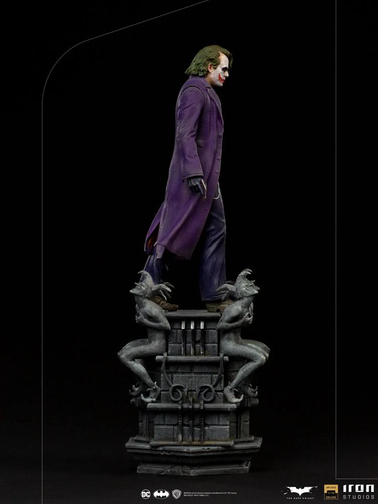 IRON STUDIO - Dc Comics - The Dark Knight Deluxe Art Scale Statue 1/10 The Joker - Image 6