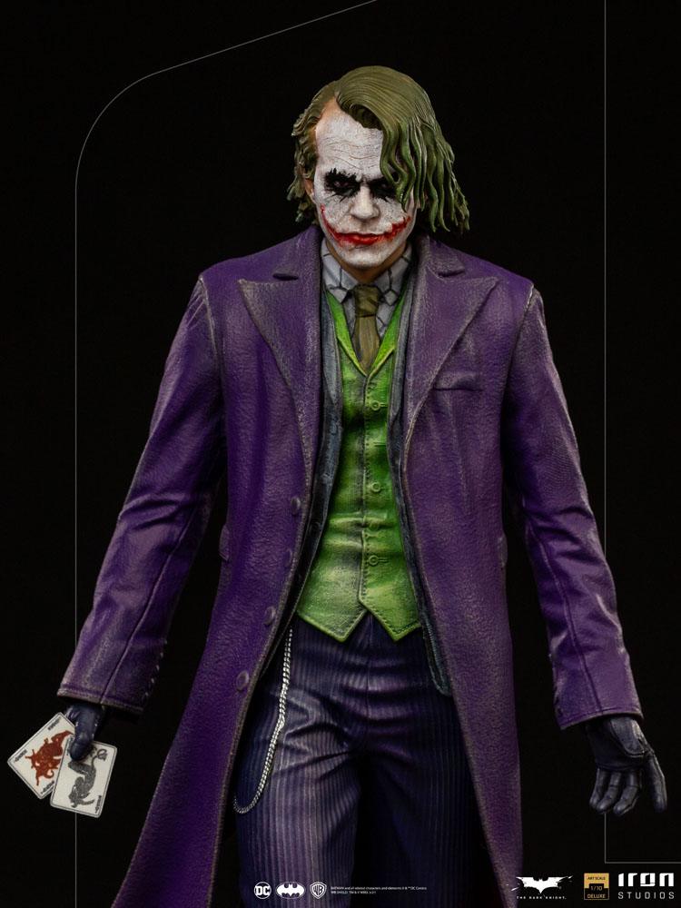 IRON STUDIO - Dc Comics - The Dark Knight Deluxe Art Scale Statue 1/10 The Joker - Image 7