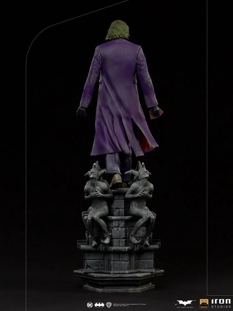 IRON STUDIO - Dc Comics - The Dark Knight Deluxe Art Scale Statue 1/10 The Joker - Image 8