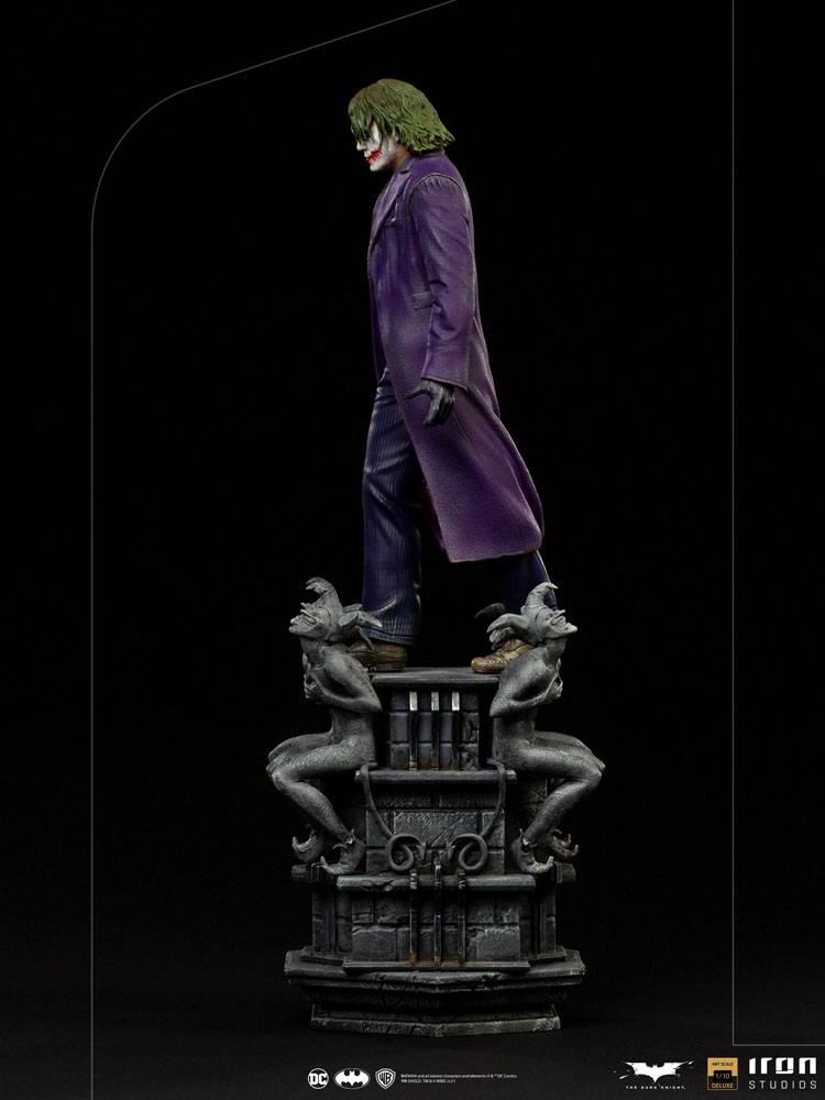 IRON STUDIO - Dc Comics - The Dark Knight Deluxe Art Scale Statue 1/10 The Joker - Image 9
