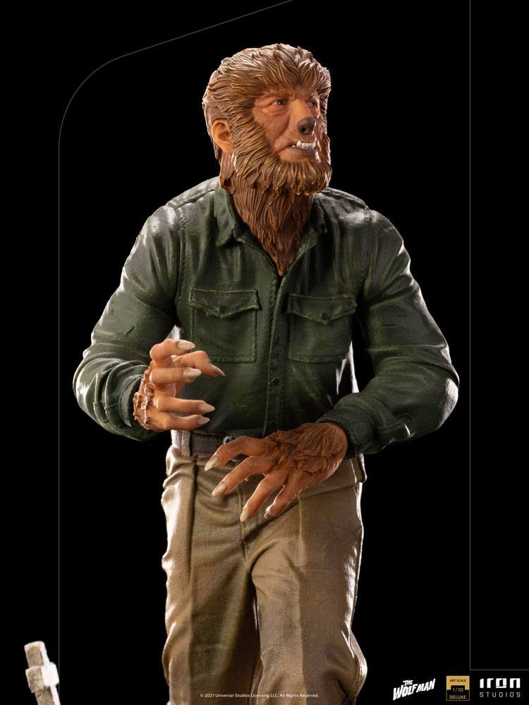 OFFERTA IRON STUDIOS - Universal Monsters Deluxe Art Scale Statue 1/10 The Wolf Man - Image 14