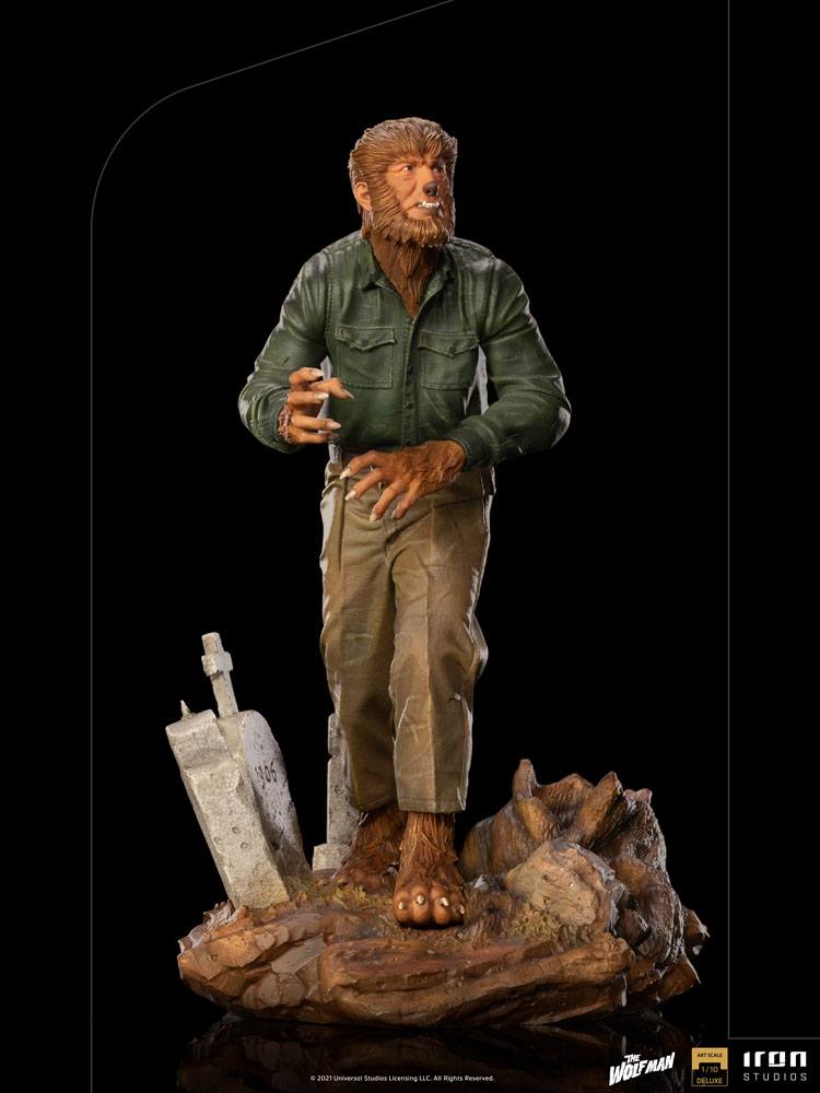 OFFERTA IRON STUDIOS - Universal Monsters Deluxe Art Scale Statue 1/10 The Wolf Man - Image 3