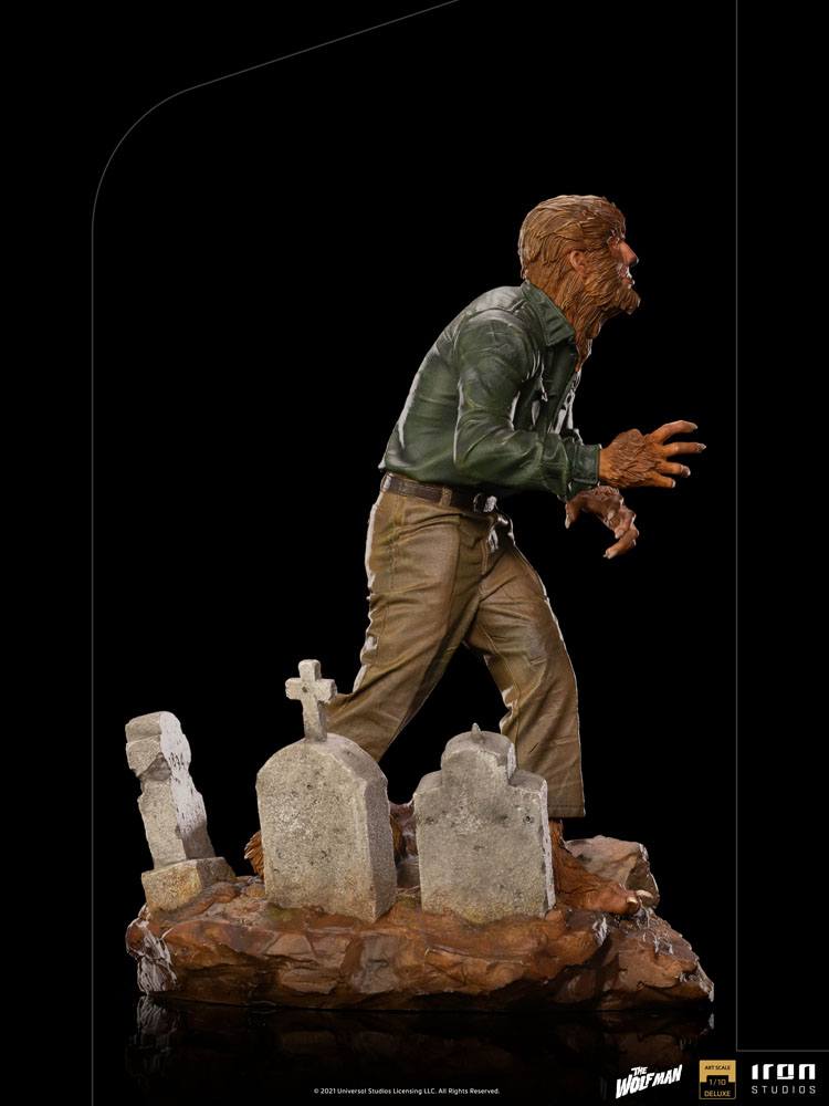 OFFERTA IRON STUDIOS - Universal Monsters Deluxe Art Scale Statue 1/10 The Wolf Man - Image 5