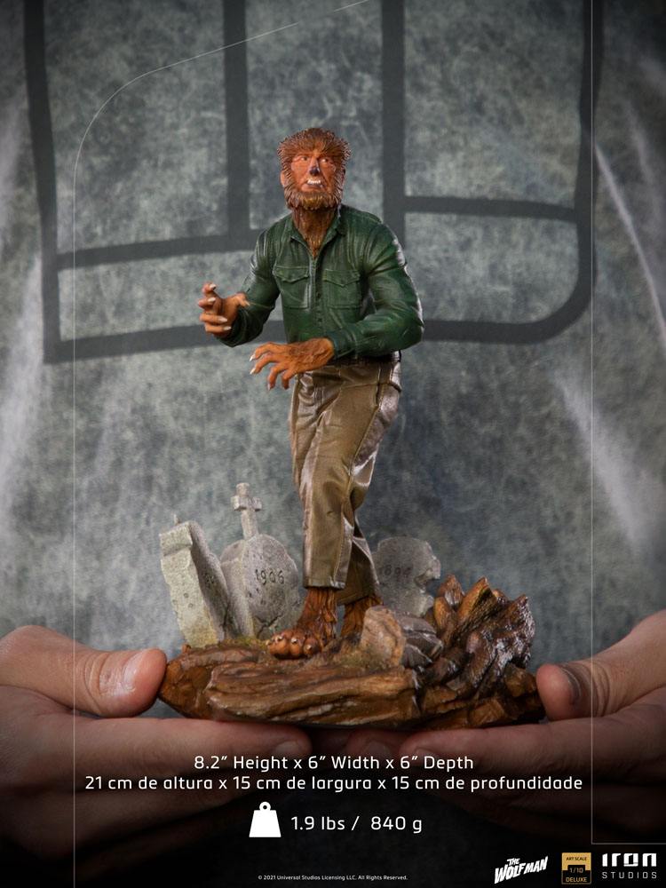 OFFERTA IRON STUDIOS - Universal Monsters Deluxe Art Scale Statue 1/10 The Wolf Man - Image 6