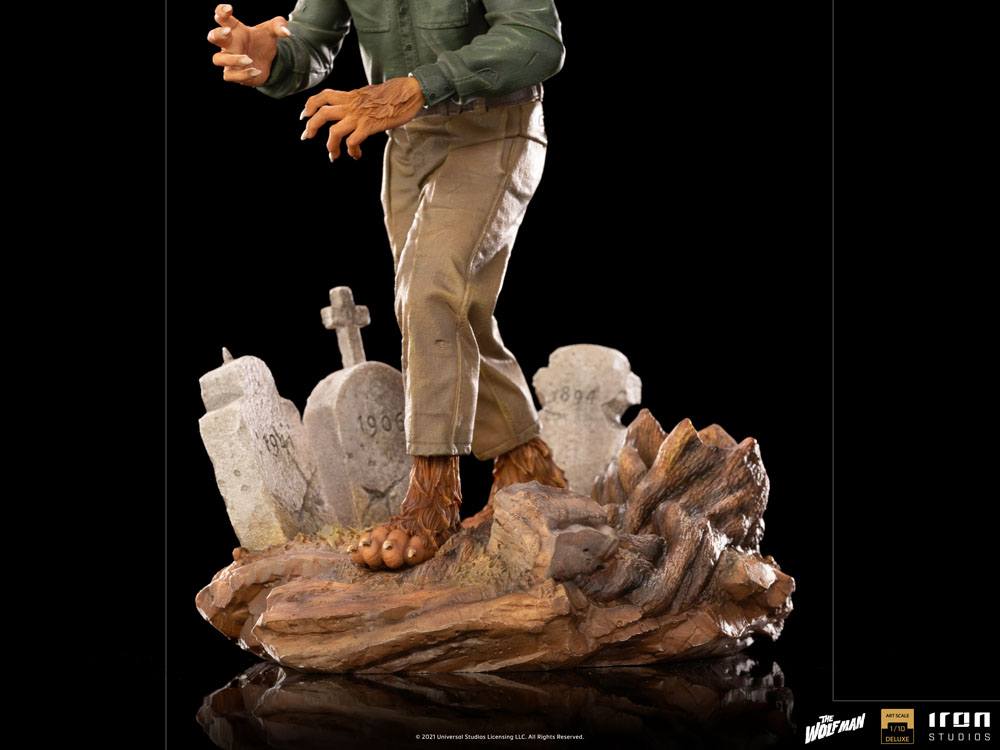 OFFERTA IRON STUDIOS - Universal Monsters Deluxe Art Scale Statue 1/10 The Wolf Man - Image 8