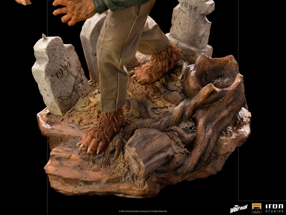 OFFERTA IRON STUDIOS - Universal Monsters Deluxe Art Scale Statue 1/10 The Wolf Man - Image 9