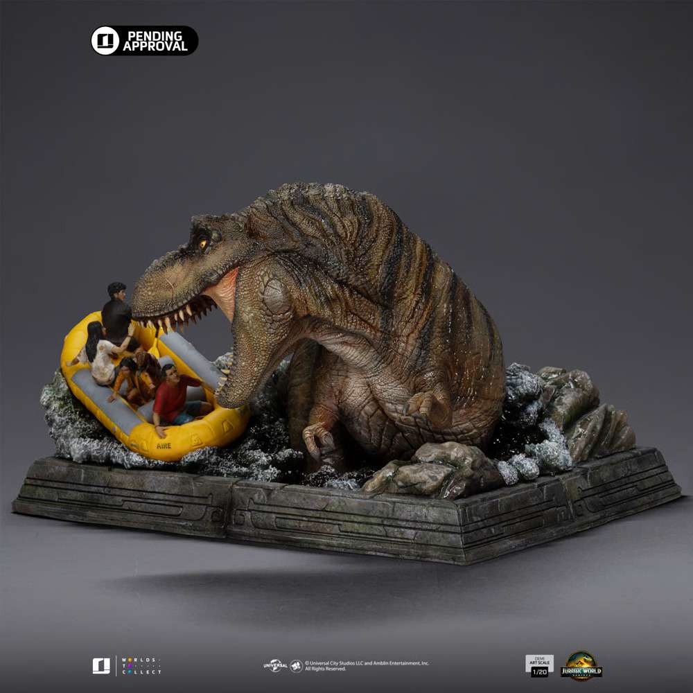 IRPN STUDIOS - Jurassic World Rebirth T-rex River Scene 1/20 Statue - Image 4
