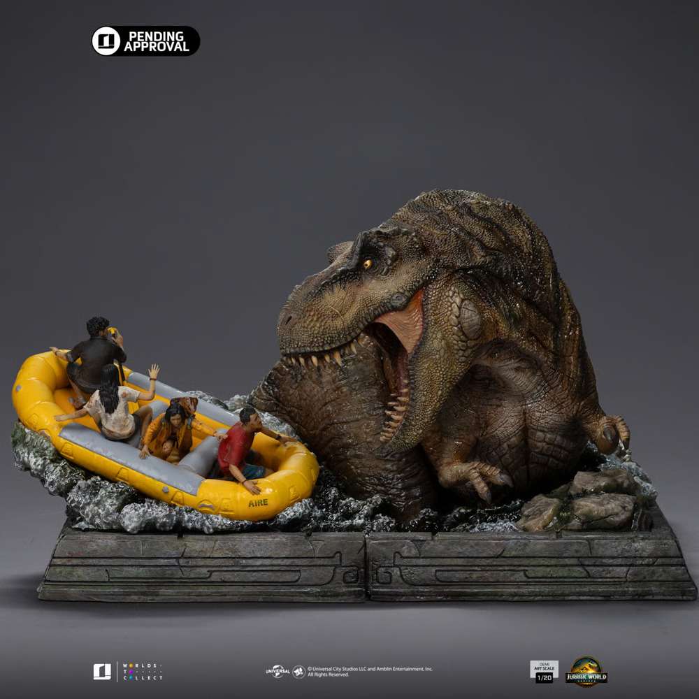 IRPN STUDIOS - Jurassic World Rebirth T-rex River Scene 1/20 Statue - Image 5