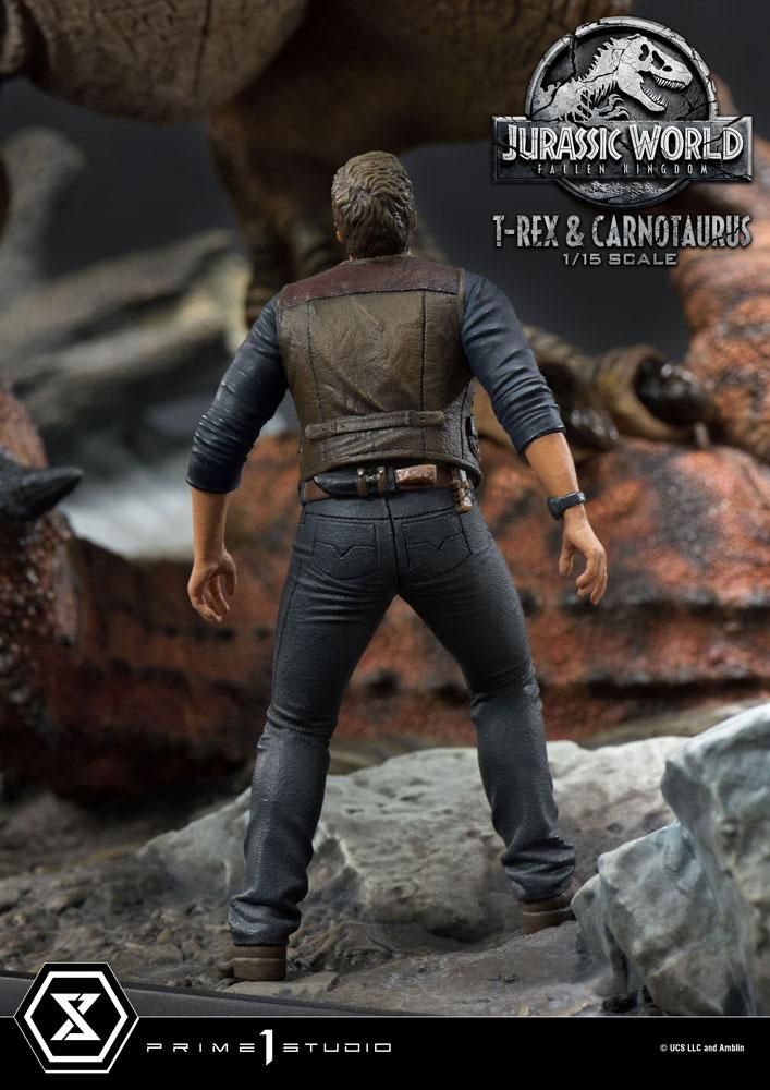 PRIME 1 STUDIOS - Jurassic World Fallen Kingdom Statue 1:15 T-Rex & Carnotaurus DeLuxe Ver - Image 22